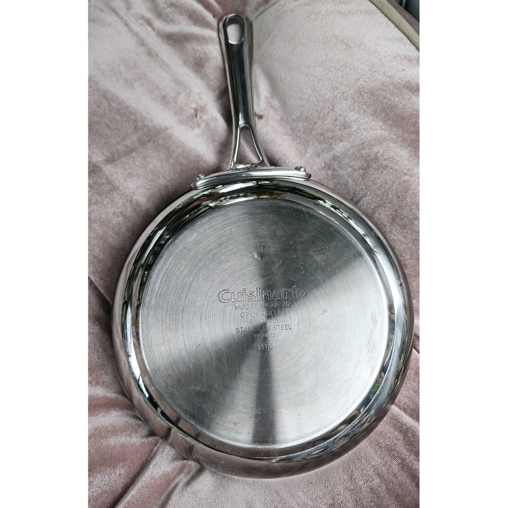 Cusinart # 422-20 induction ready Stainless Steel 8" skillet  fry pan